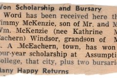 Alvinston-news-Timmy-McKenzie-won-4-yr-Scholarship-1961