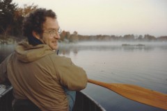 Hector-Clarke-Co-Founder-of-IDON-Canoeing-on-Rideau-Lake-1980s