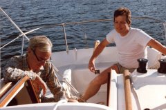 Joe-Norton-Tim-sailing-the-Emanon-Tanzer-22-Rideau-Lakes-1972