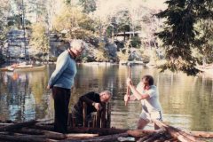 Under-pinning-the-new-dock-at-Herbs-cottage-Newfie-style-Tim-Herbs-Parents-